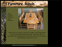 Tablet Screenshot of furnitureranch.com